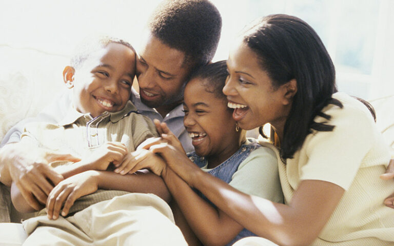 happy family with no heating repair